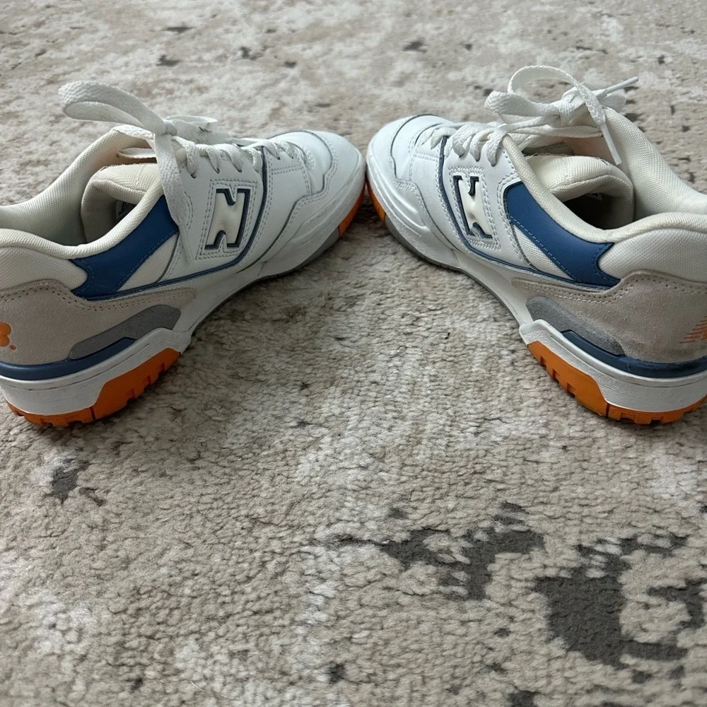 New Balance 550 Sneakers Size 8 - White Mercury Blue